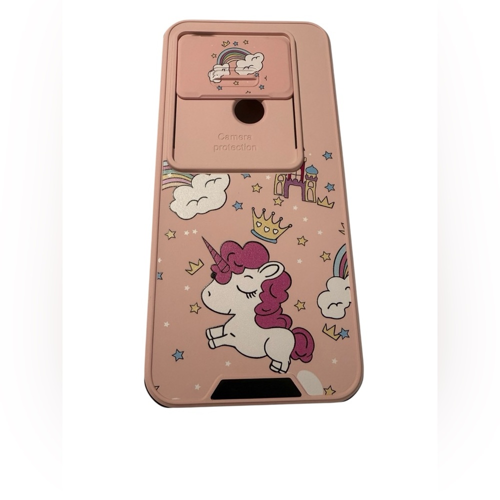 Moto G Pure Case Unicorn Pink Camera Protection Cover X003KRXWMT A1
